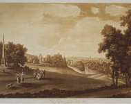 Mayr Johann Georg de Mayr Johann Christop de View of the Park at Tsarskoye Selo with the Kagul Obelisk  - Hermitage